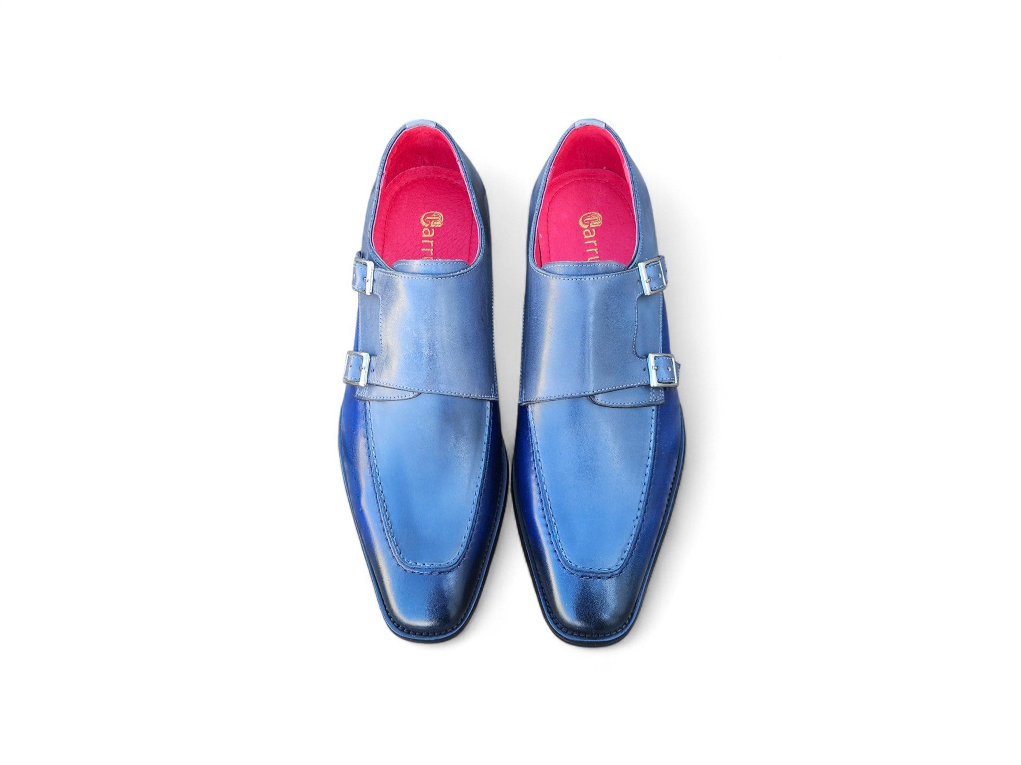 Double Monk Strap Two Tone Carrucci