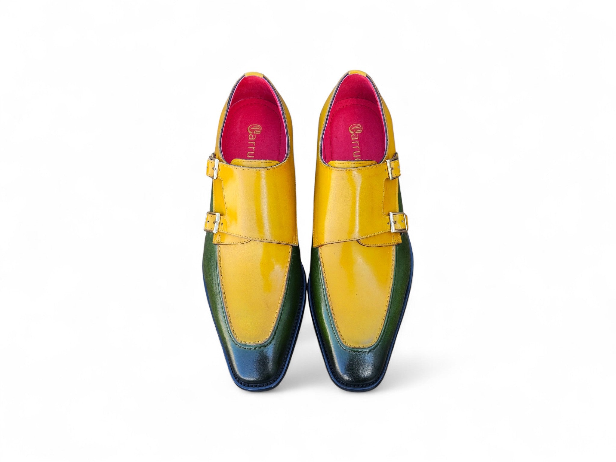 Double Monk Strap Two Tone Carrucci