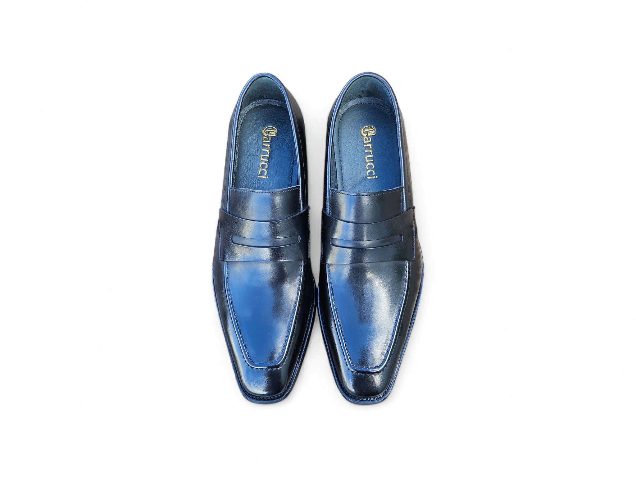 Patina Finished Penny Loafer Carrucci