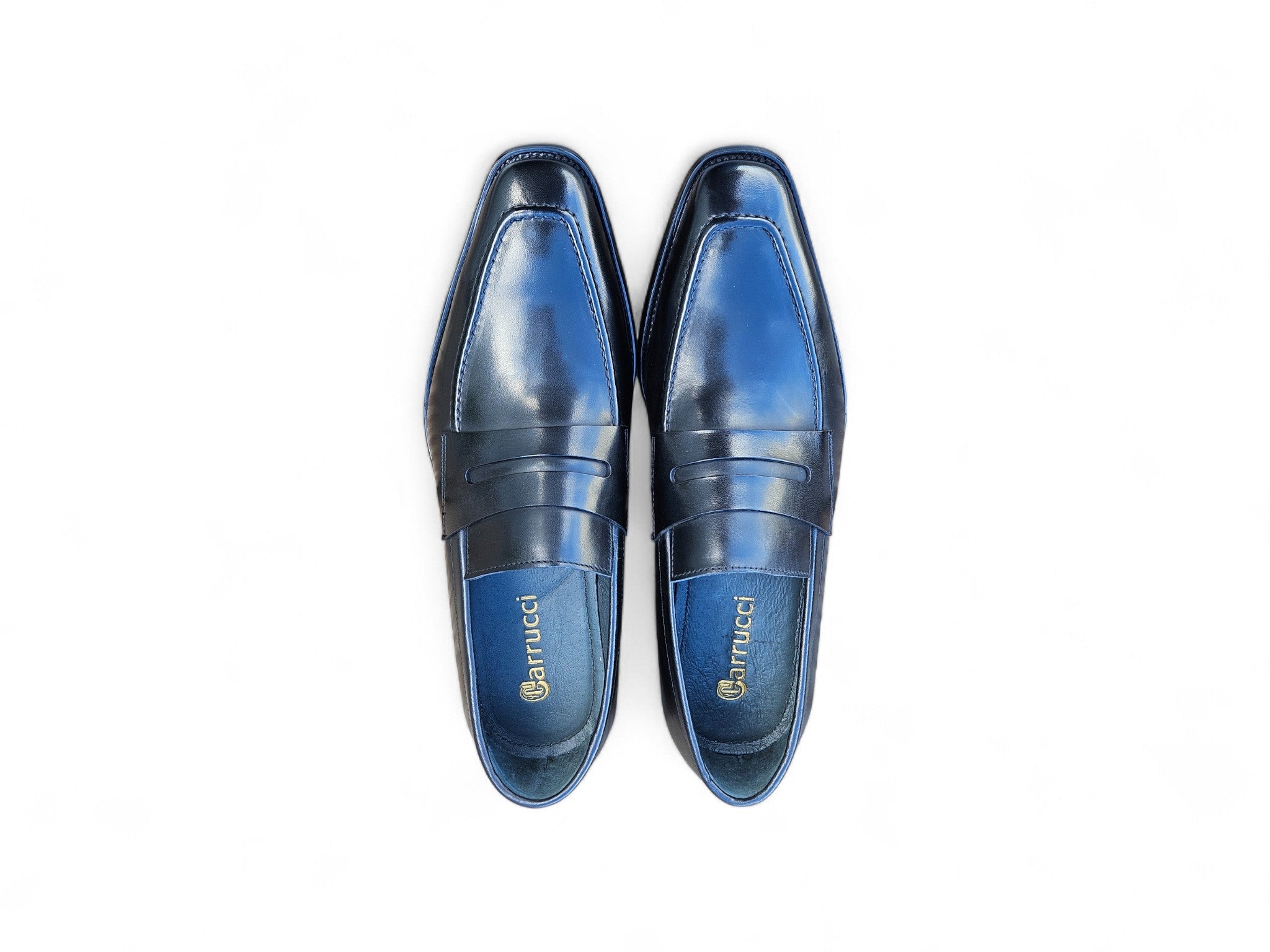 Patina Finished Penny Loafer Carrucci