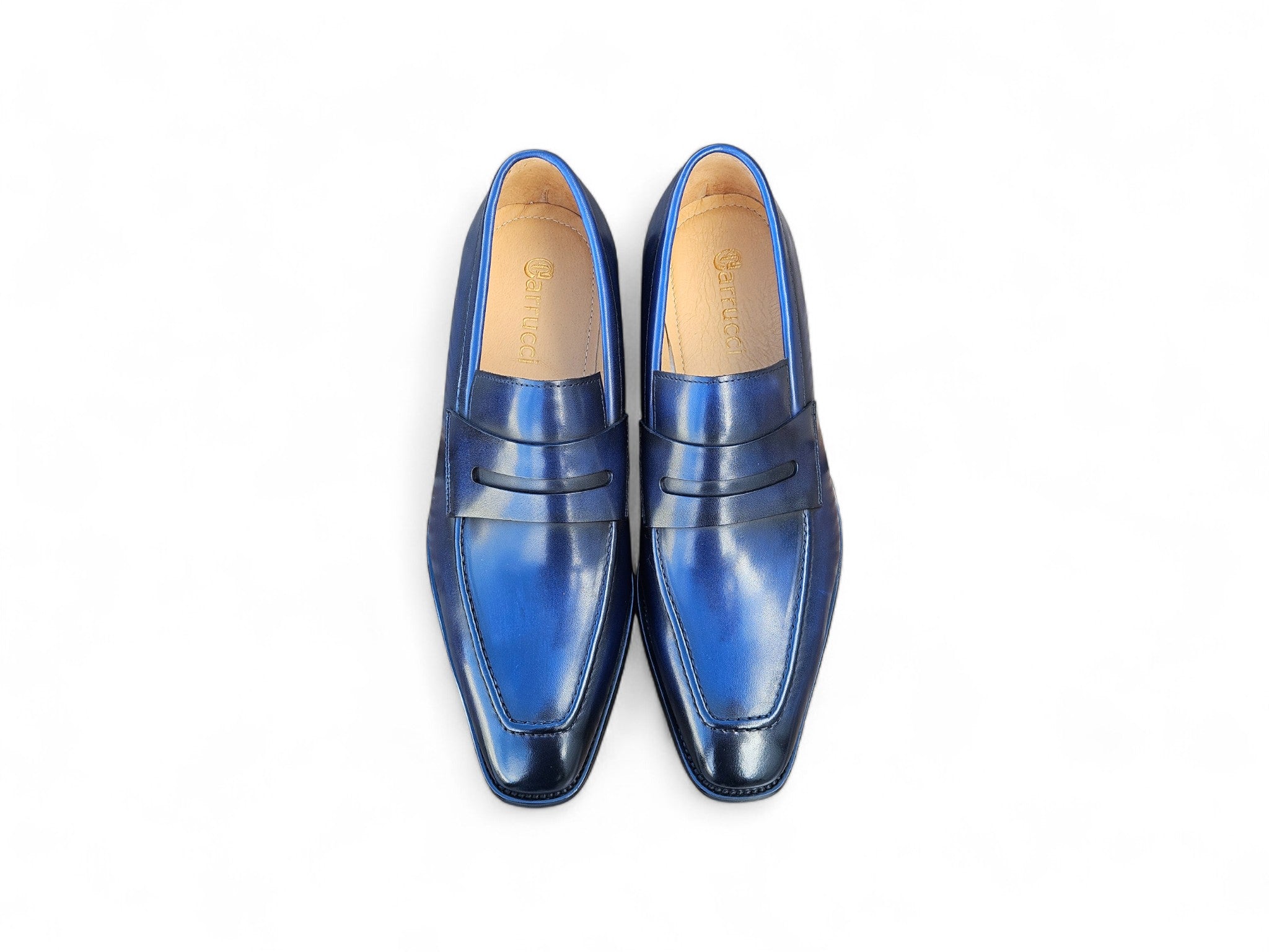 Patina Finished Penny Loafer Carrucci