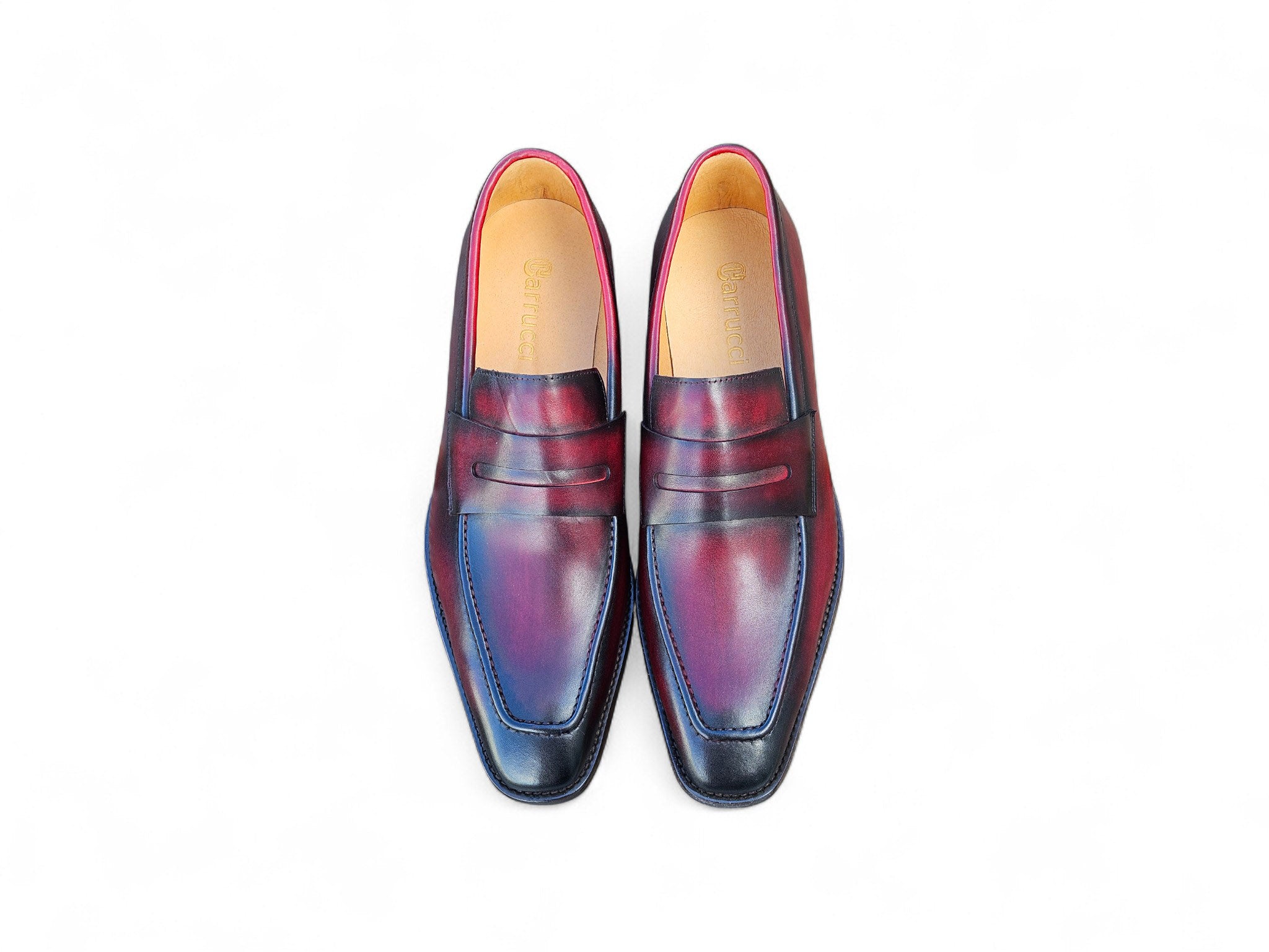Patina Finished Penny Loafer Carrucci