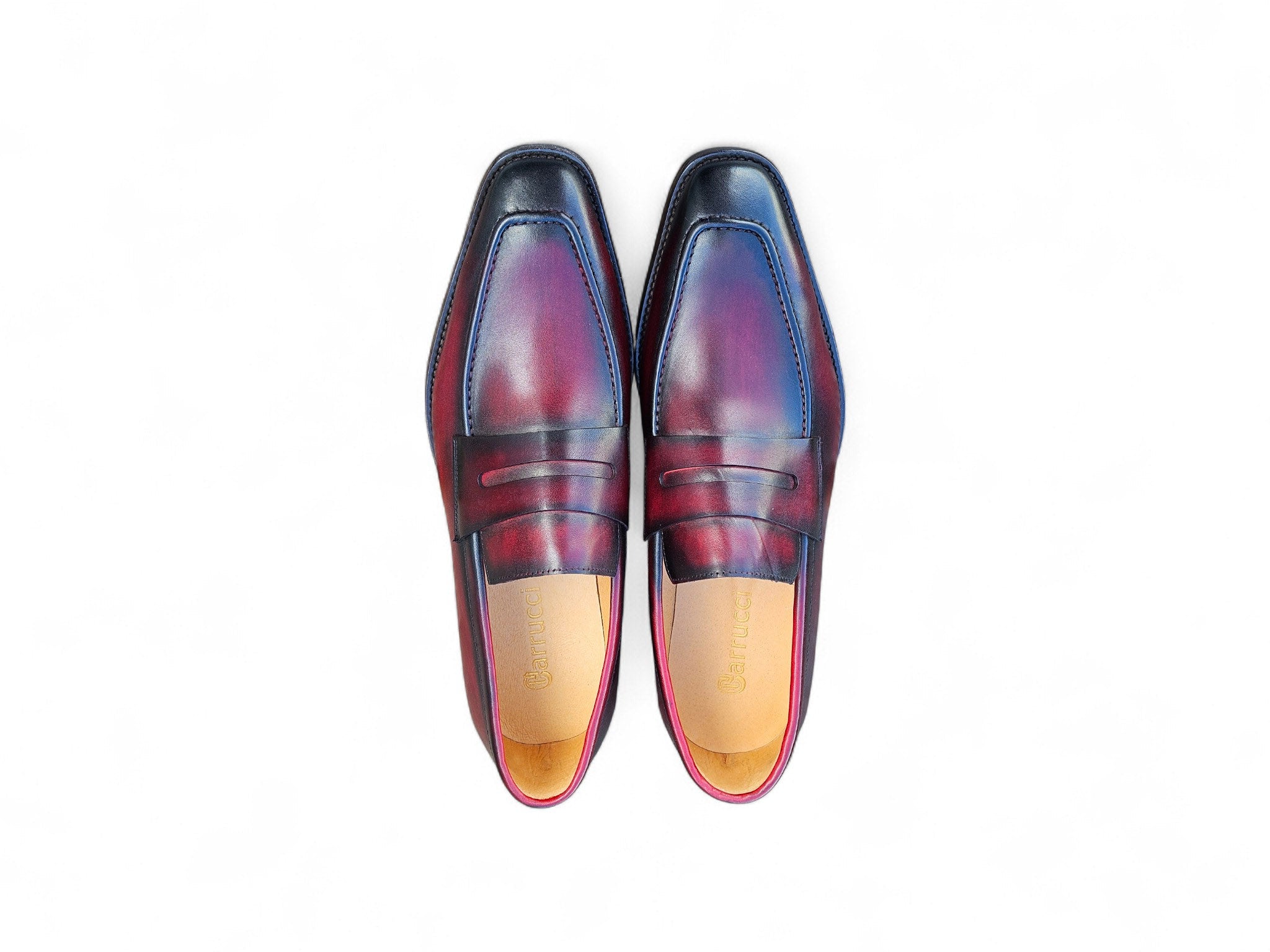 Patina Finished Penny Loafer Carrucci