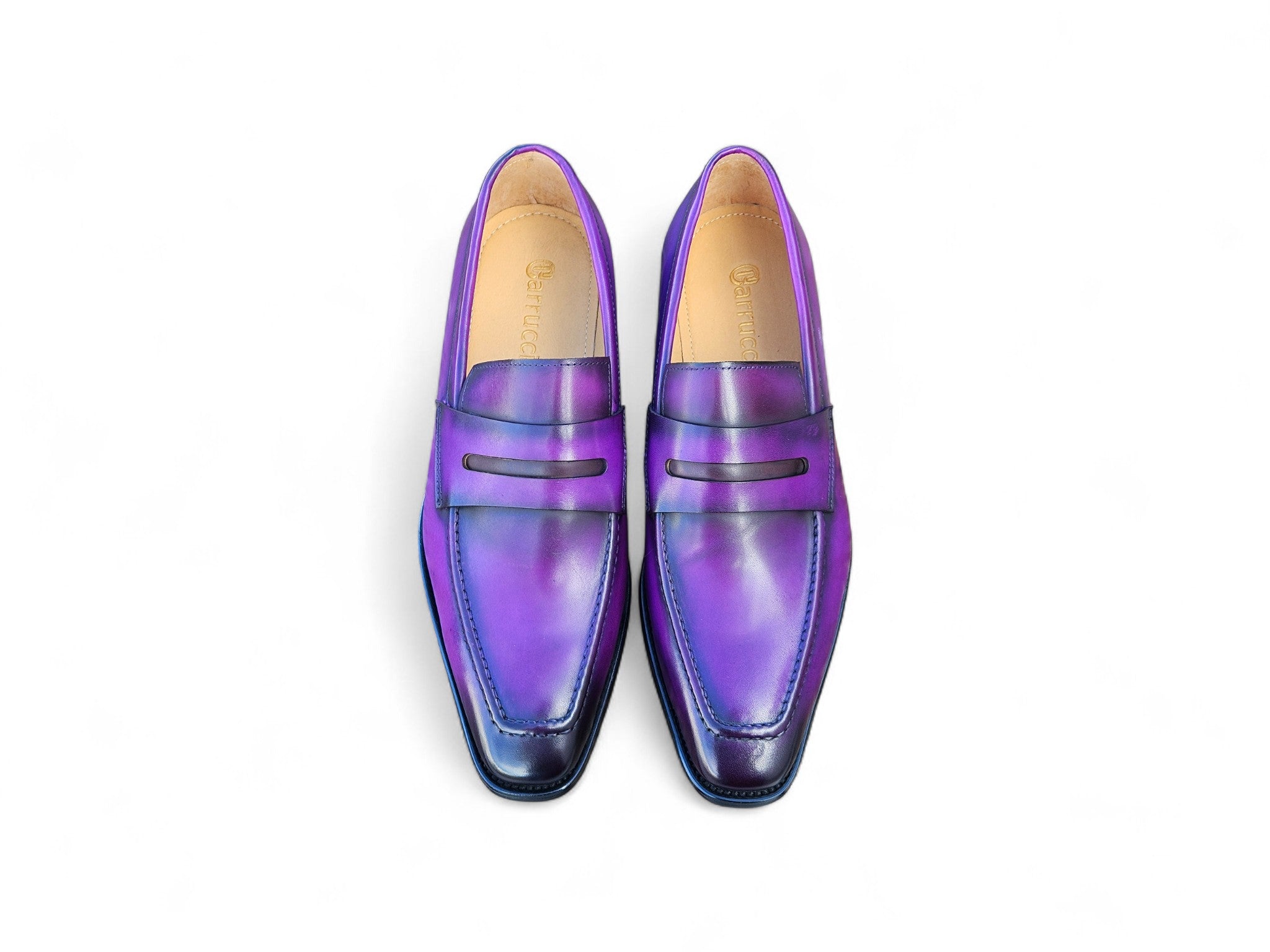 Patina Finished Penny Loafer Carrucci