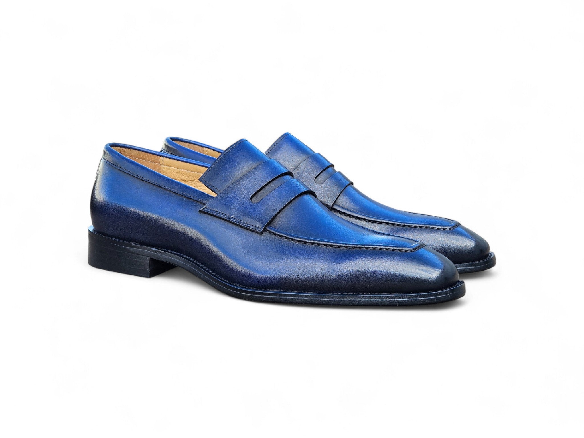 Patina Finished Penny Loafer Carrucci