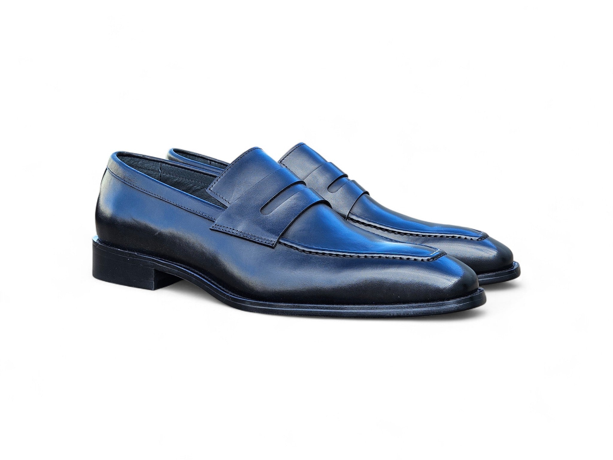 Patina Finished Penny Loafer Carrucci