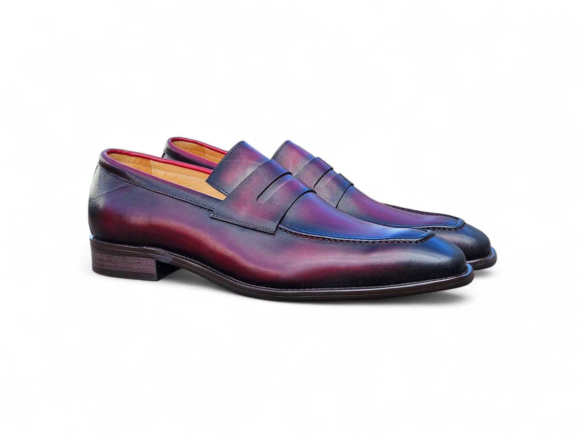 Patina Finished Penny Loafer Carrucci