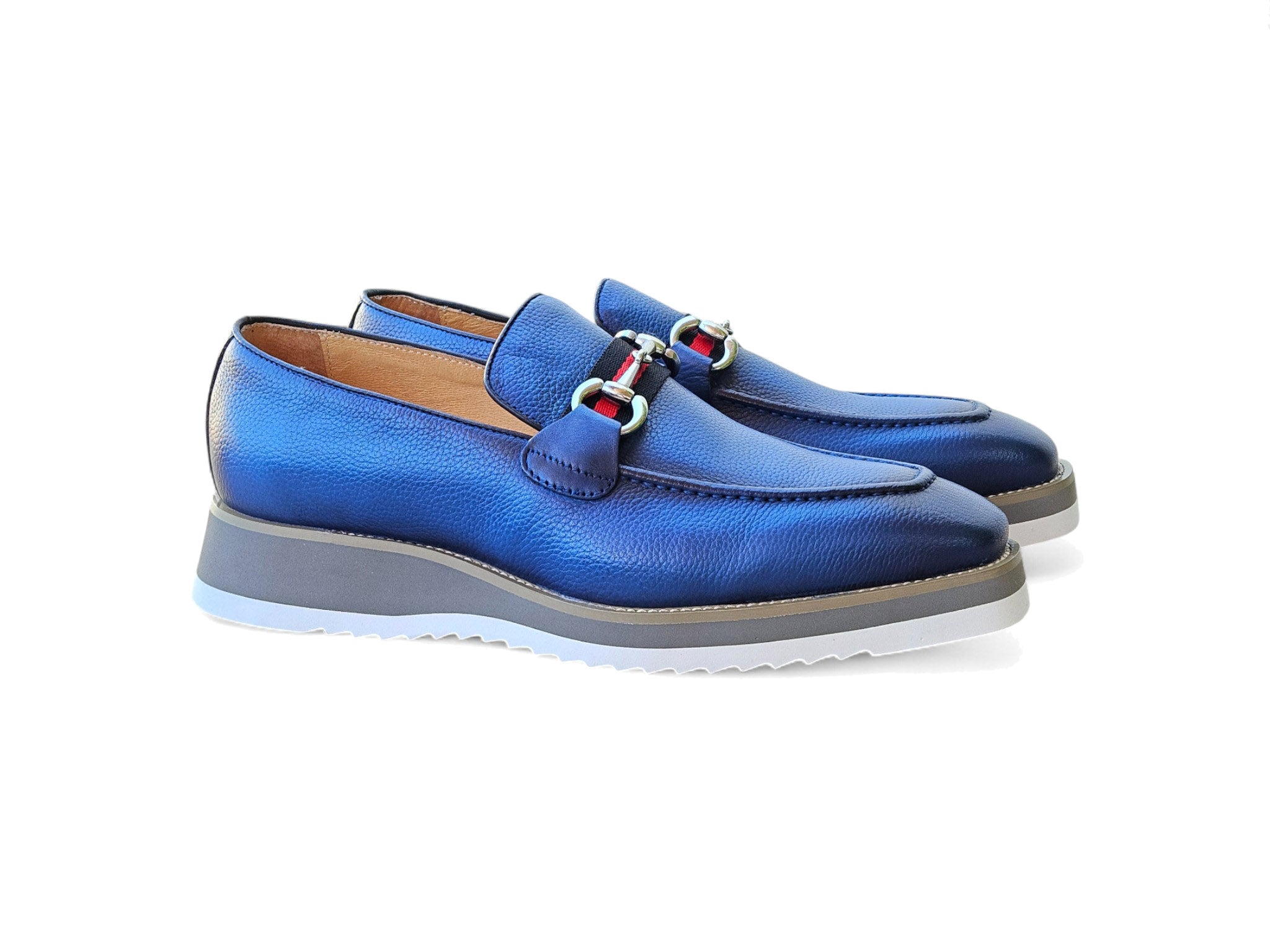 Calfskin Slip-On Horsebit Loafer Carrucci