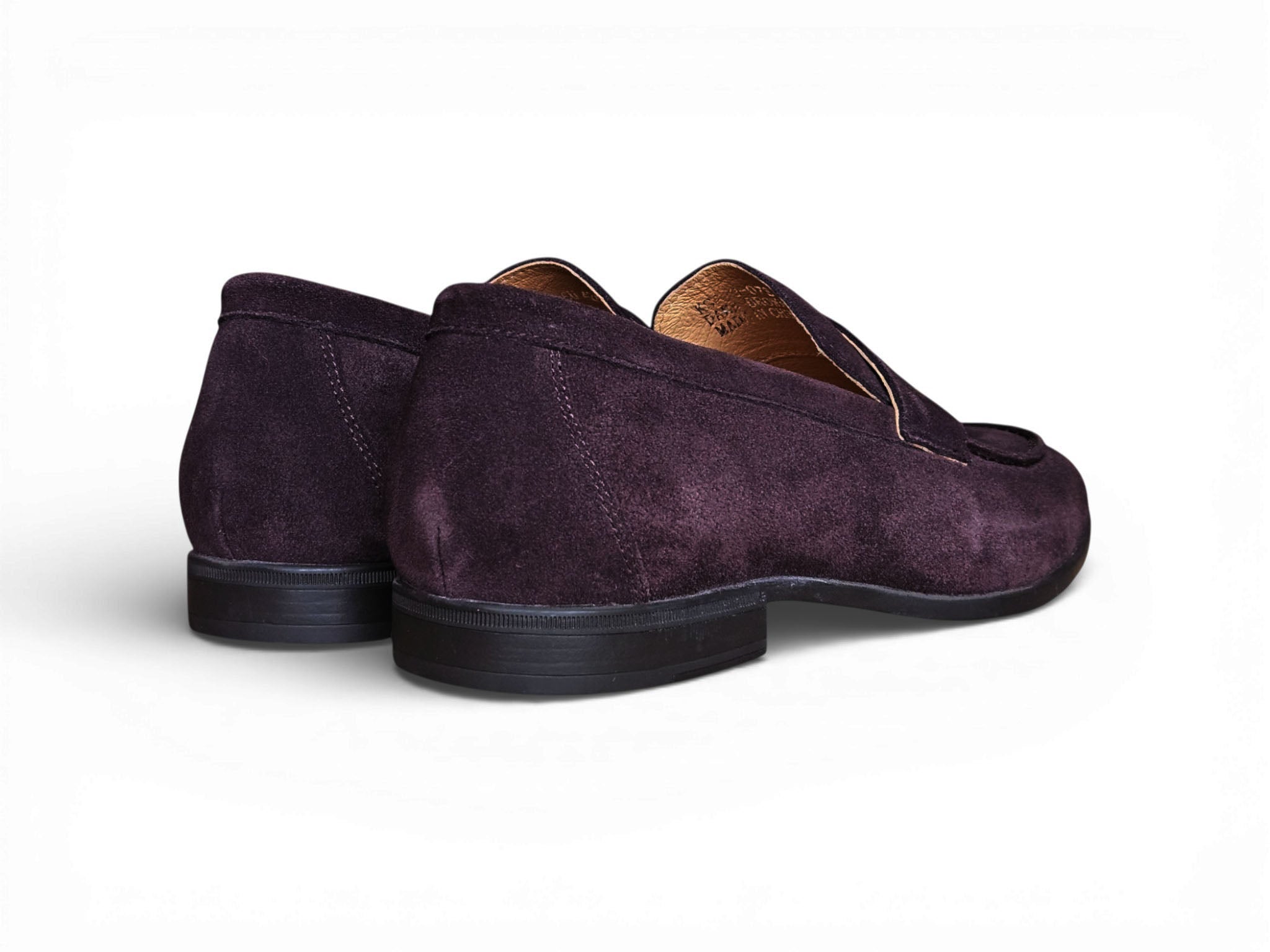 Suede Penny Loafer with Flexible Outsole