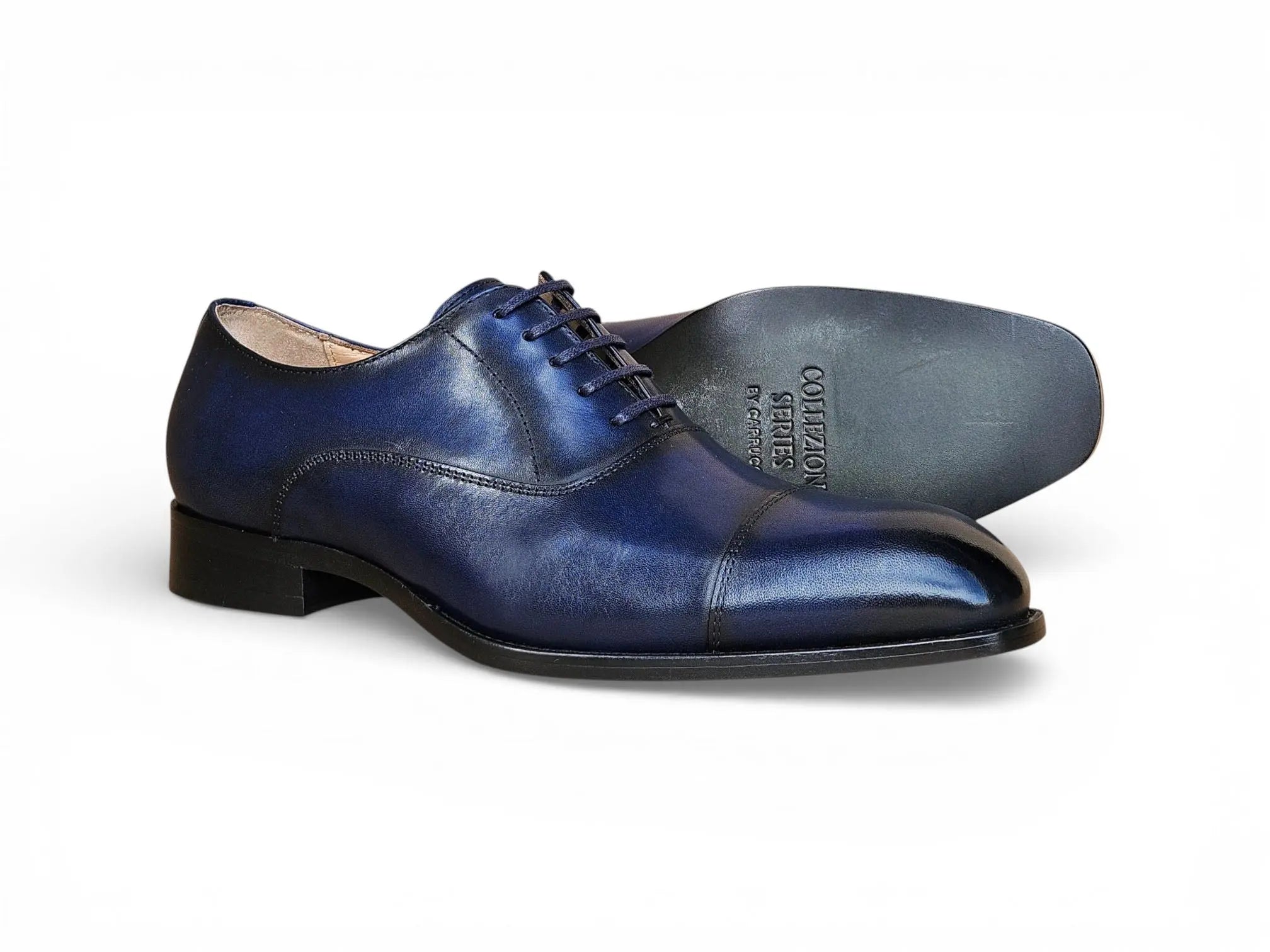 Avon Cap Toe Oxford in Leather Sole Carrucci