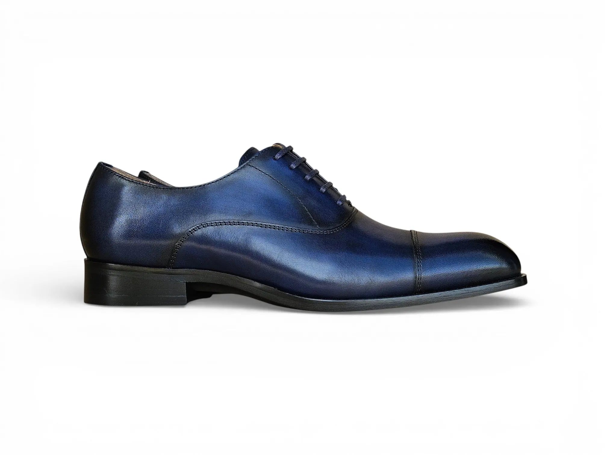 Avon Cap Toe Oxford in Leather Sole Carrucci