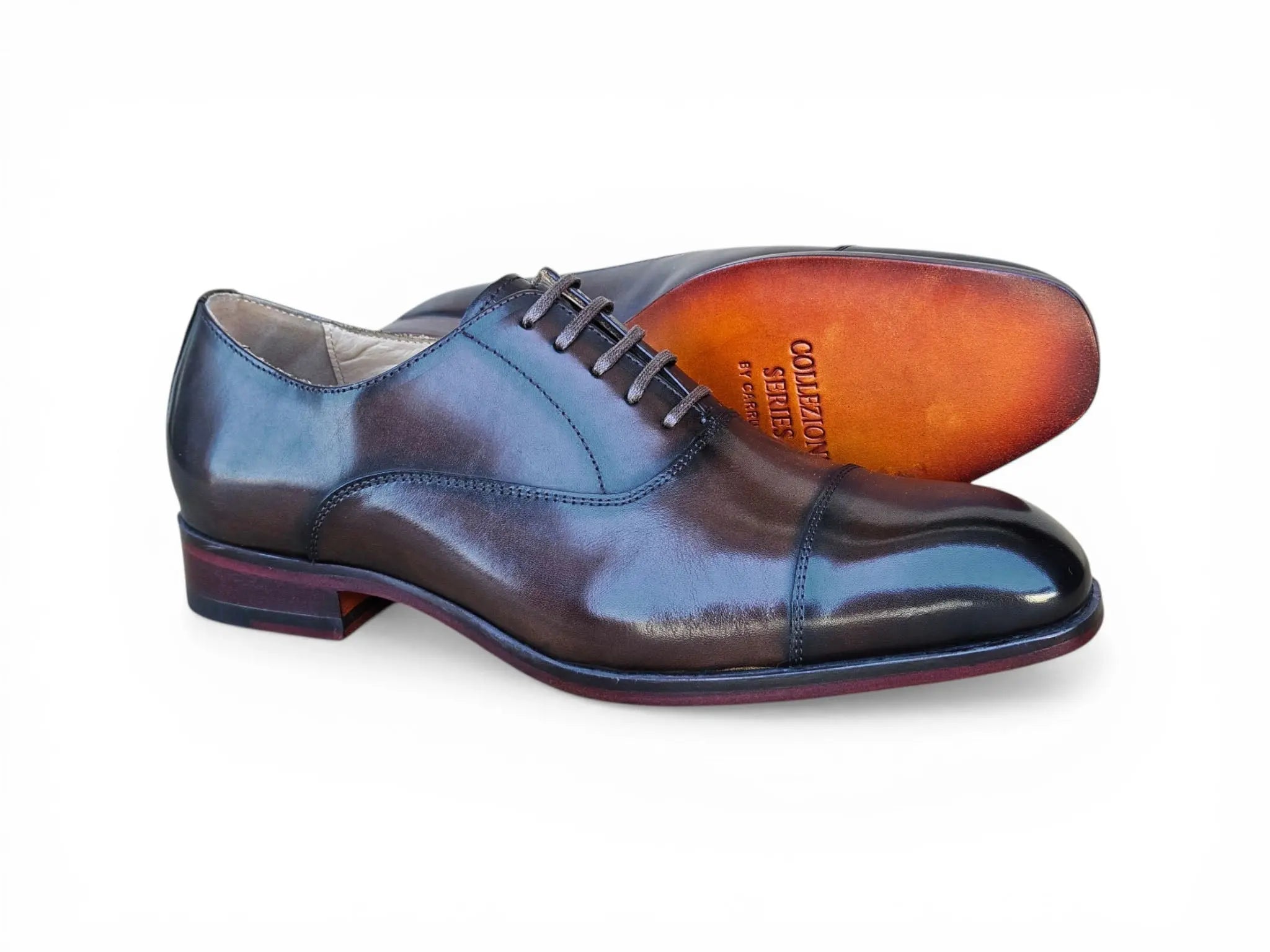 Avon Cap Toe Oxford in Leather Sole Carrucci