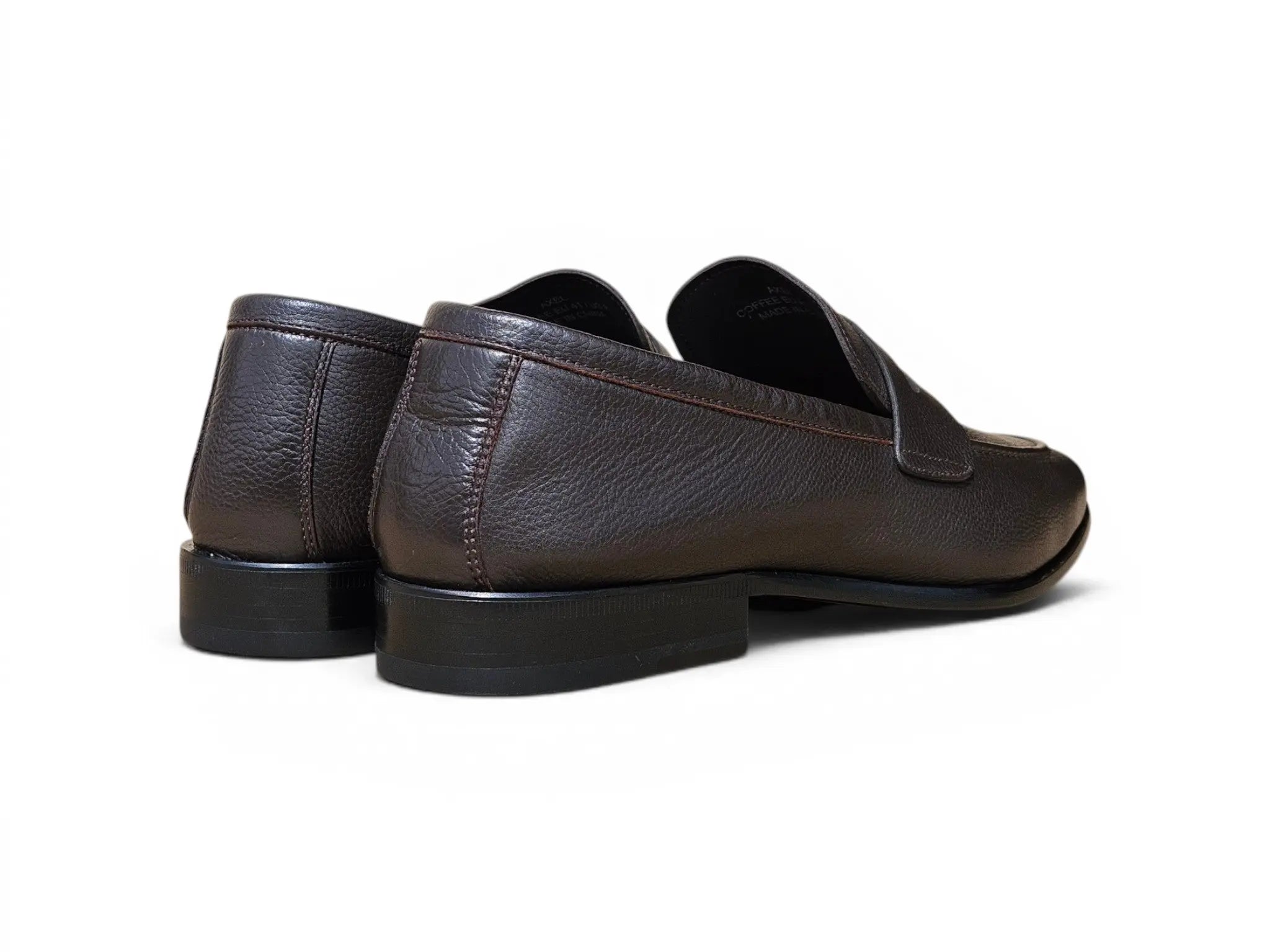 Axel Penny Loafer Tumble Leather Carrucci