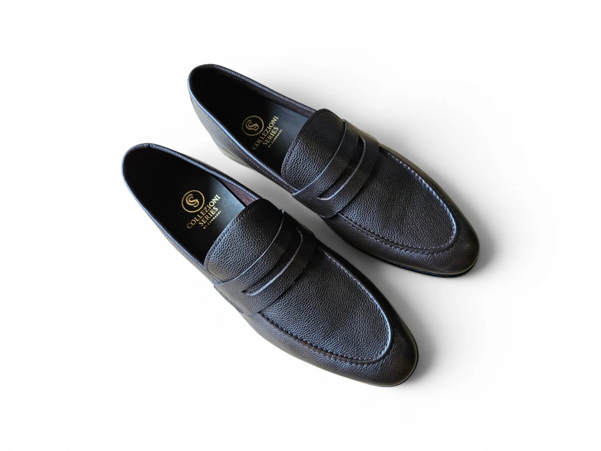 Axel Penny Loafer Tumble Leather Carrucci