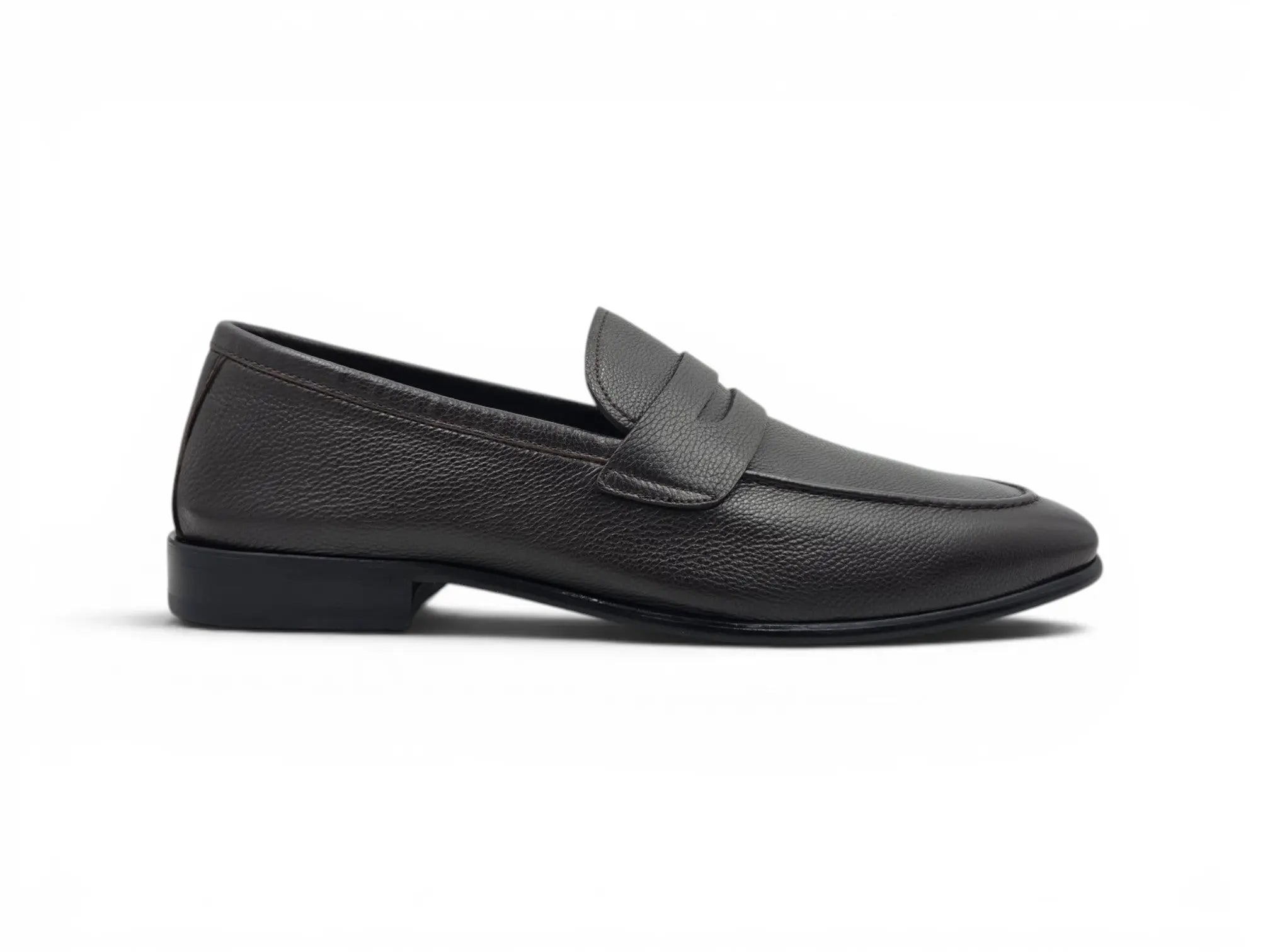 Axel Penny Loafer Tumble Leather Carrucci
