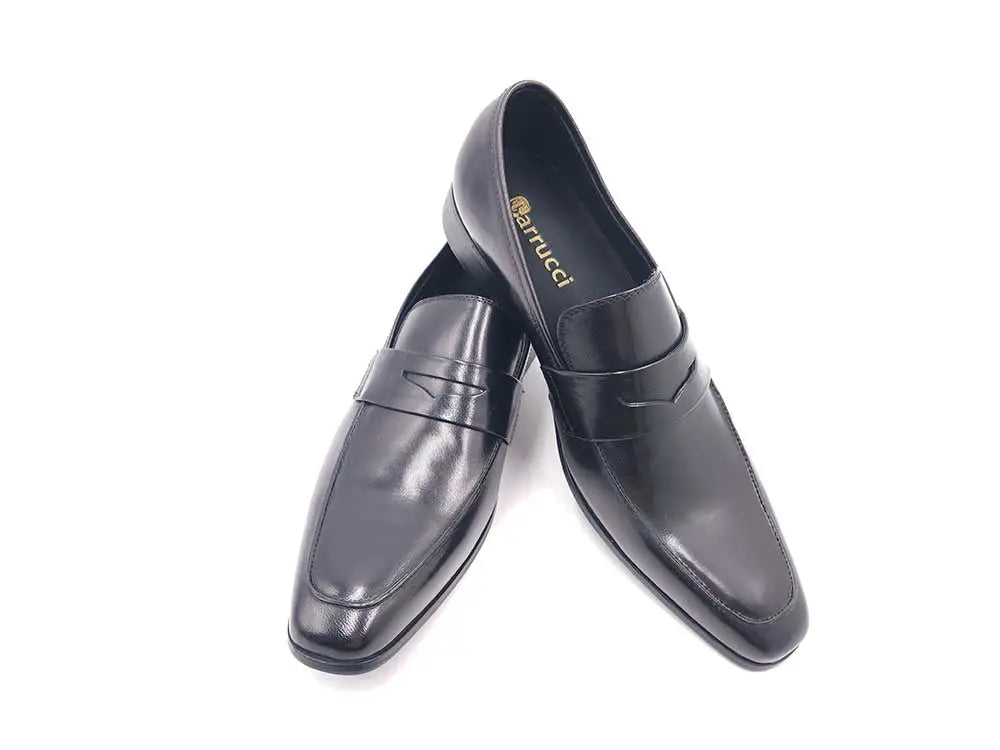 Beveled Square Toe Penny Loafer Carrucci