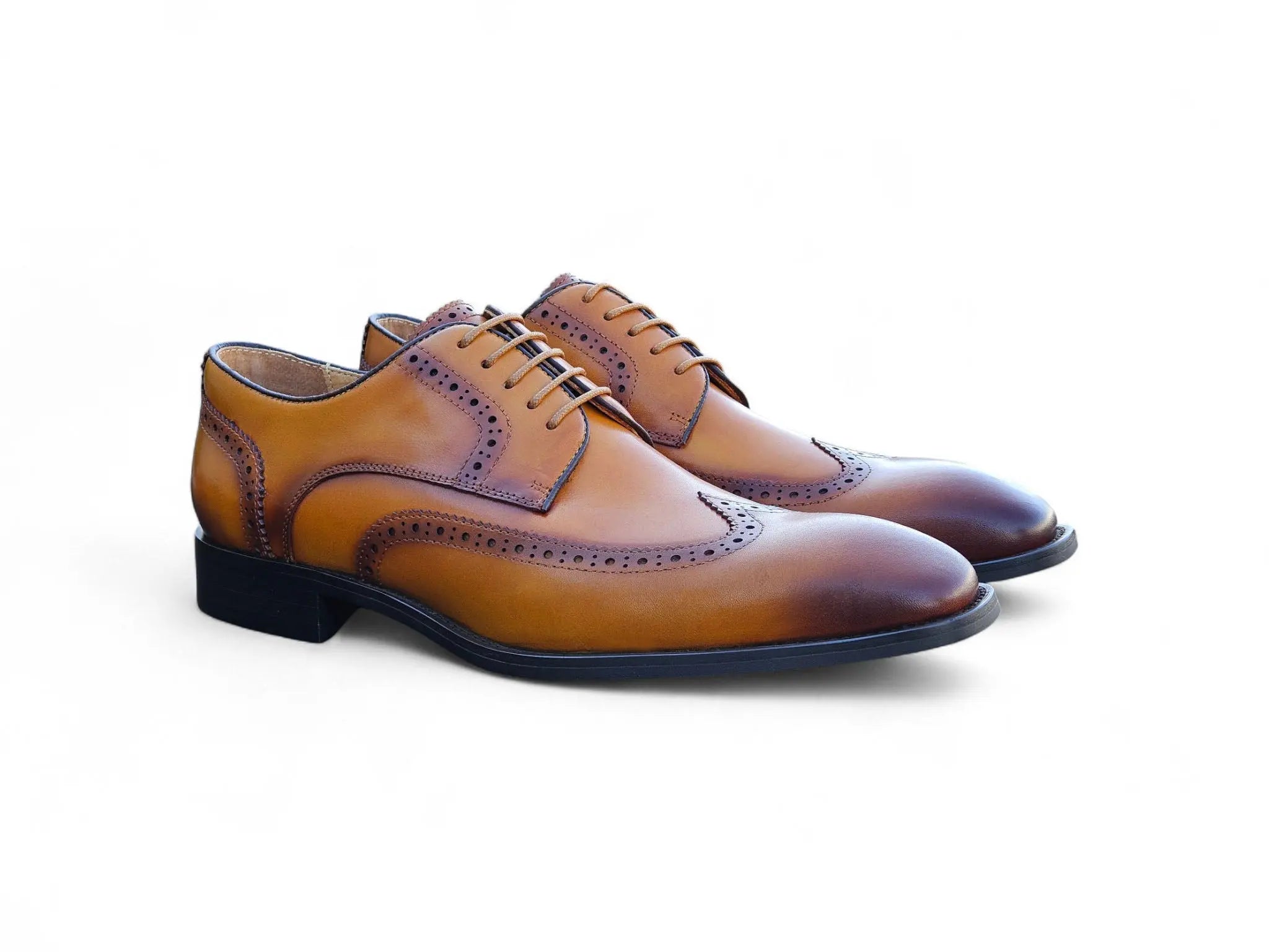 Blucher Style Wingtip Derby Carrucci