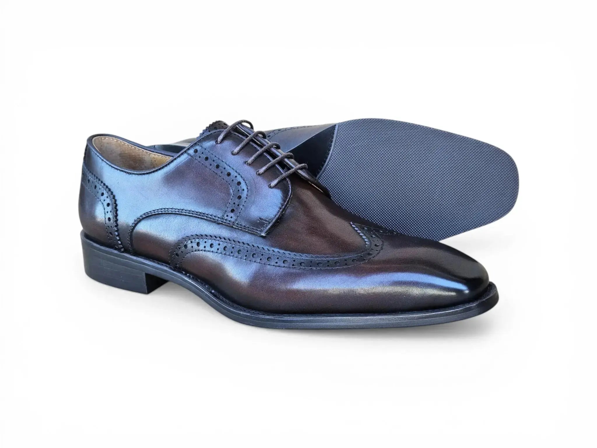 Blucher Style Wingtip Derby Carrucci