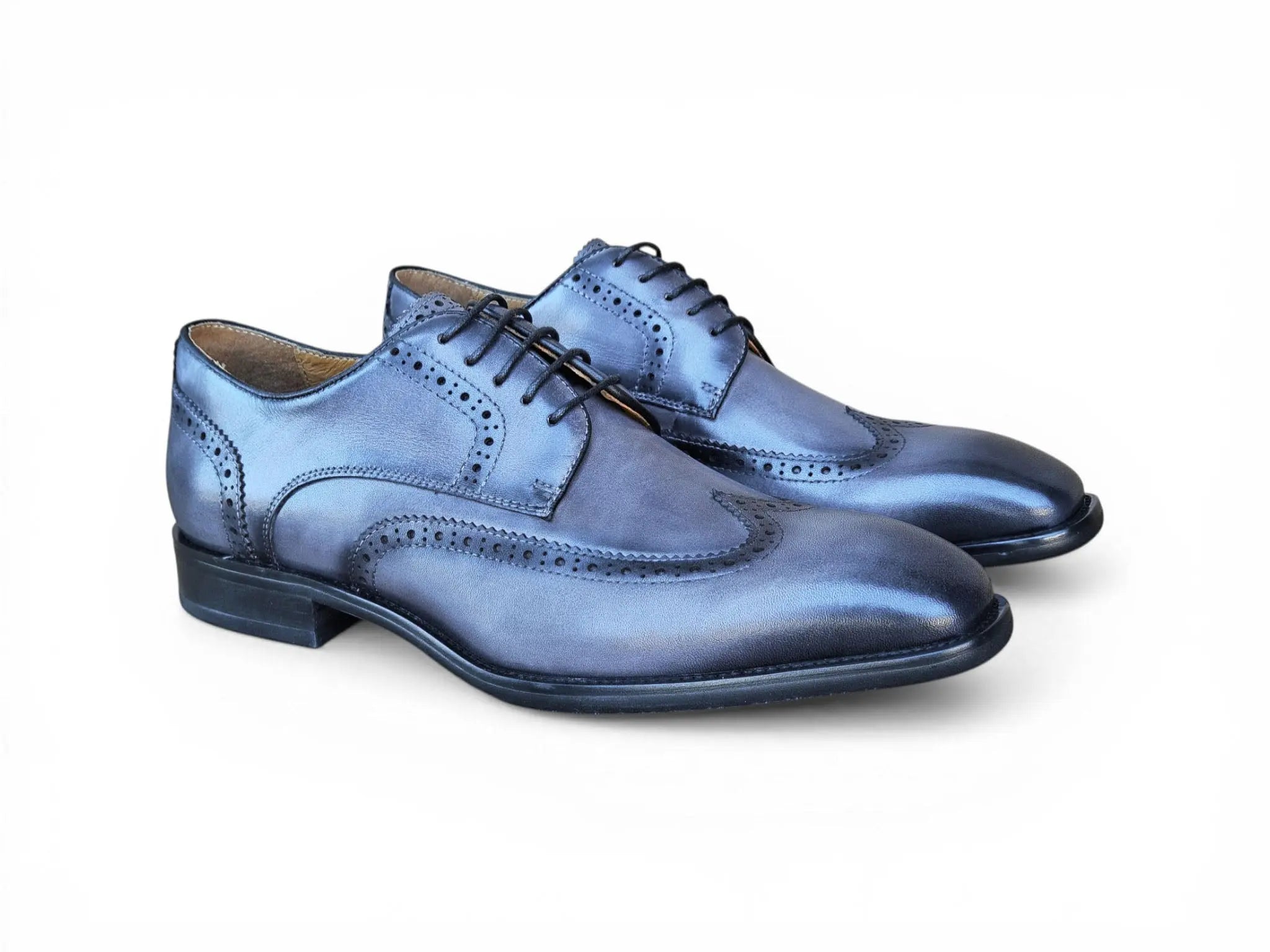 Blucher Style Wingtip Derby Carrucci