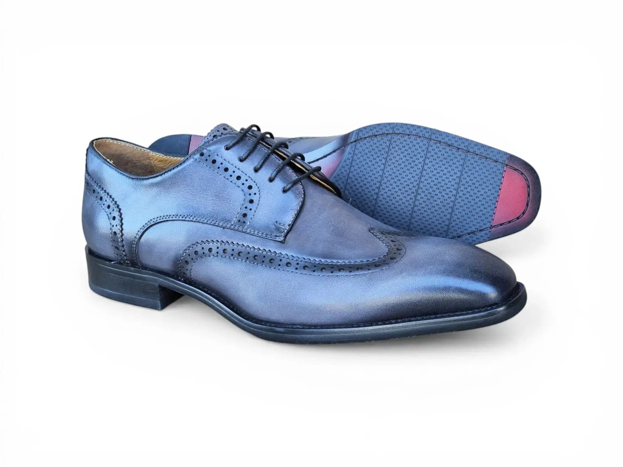 Blucher Style Wingtip Derby Carrucci
