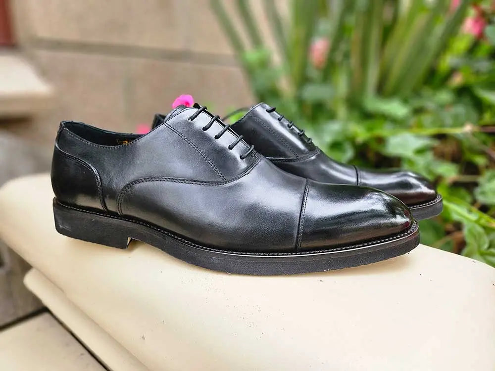 Burnished Cap Toe Oxford Carrucci