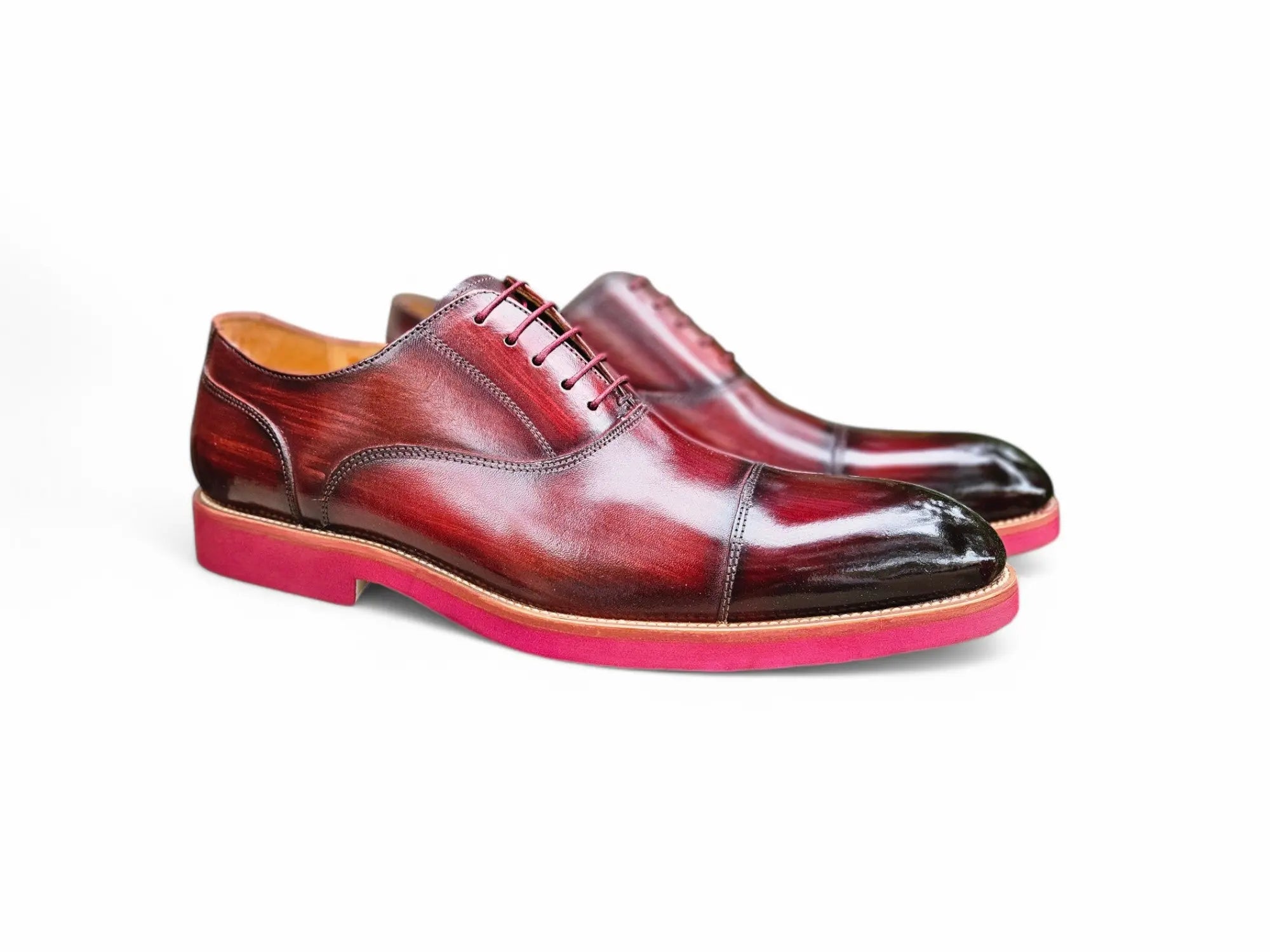 Burnished Cap Toe Oxford Carrucci