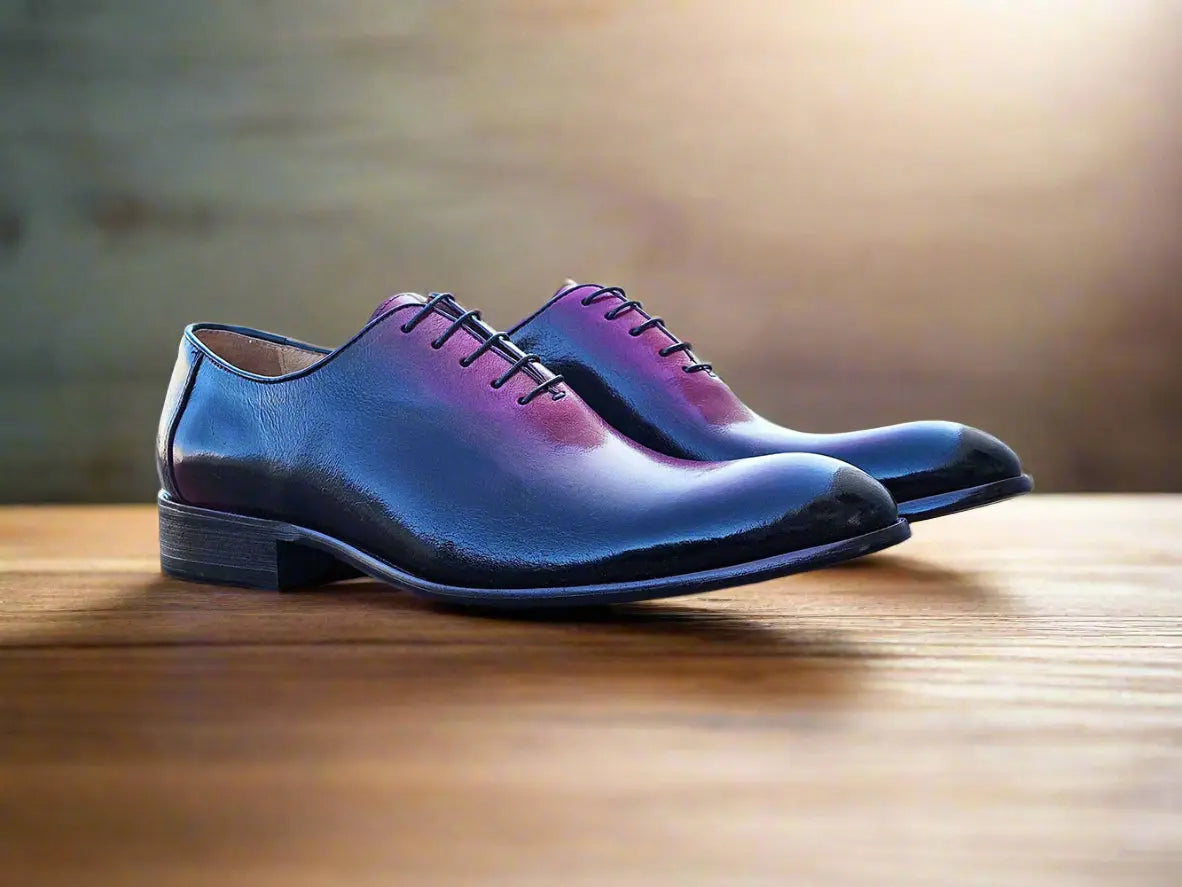 Burnished Two Tone Wholecut Oxford Carrucci