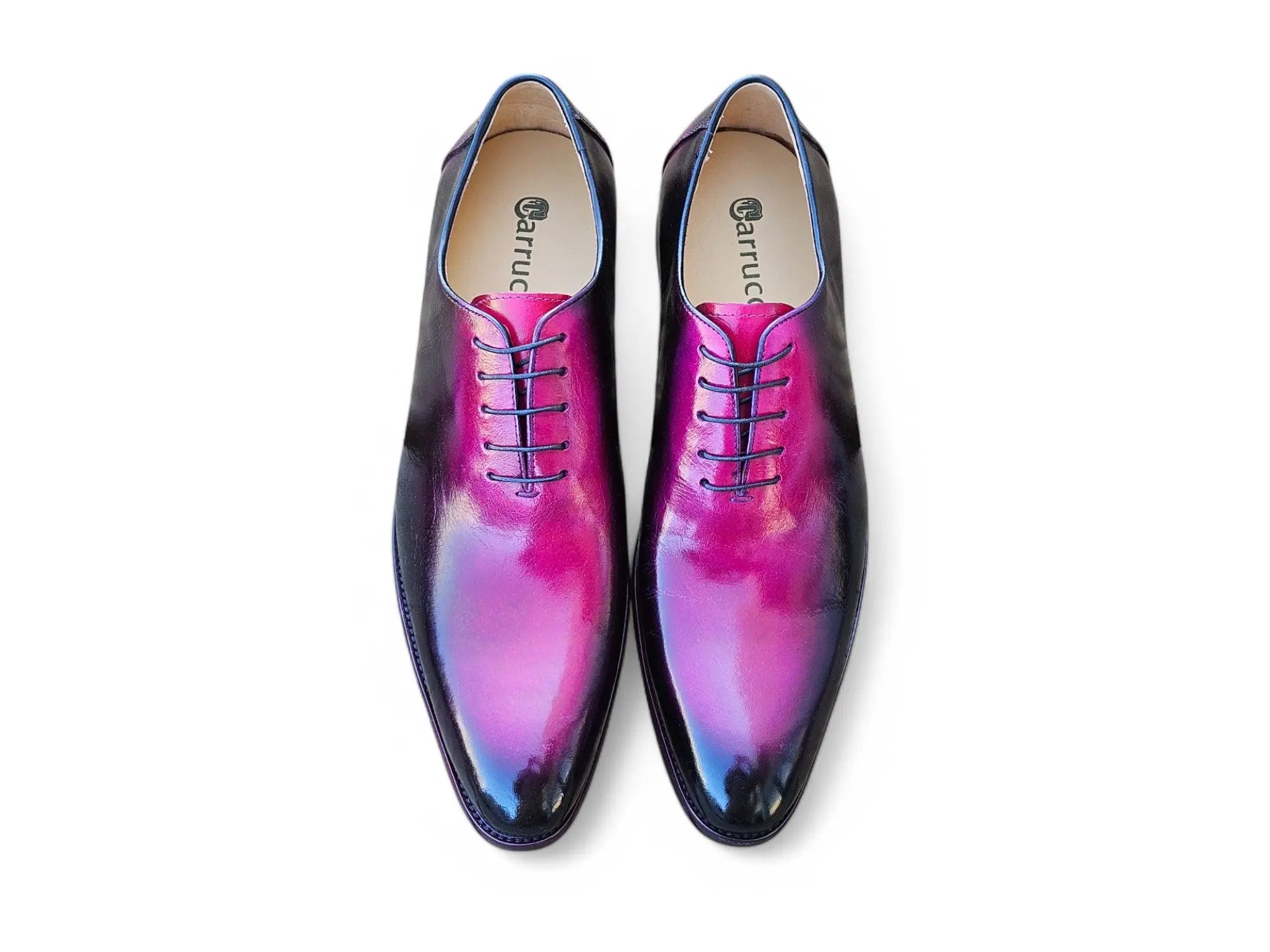Burnished Two Tone Wholecut Oxford Carrucci