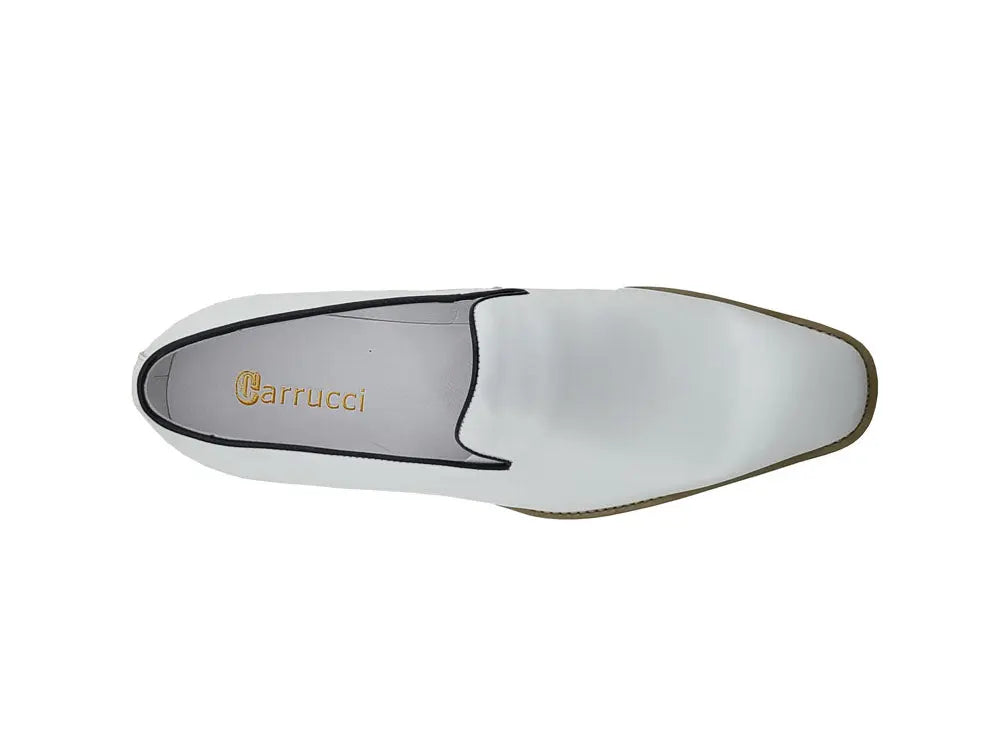 Burnished Wholecut Loafer Lightweight Sole Carrucci