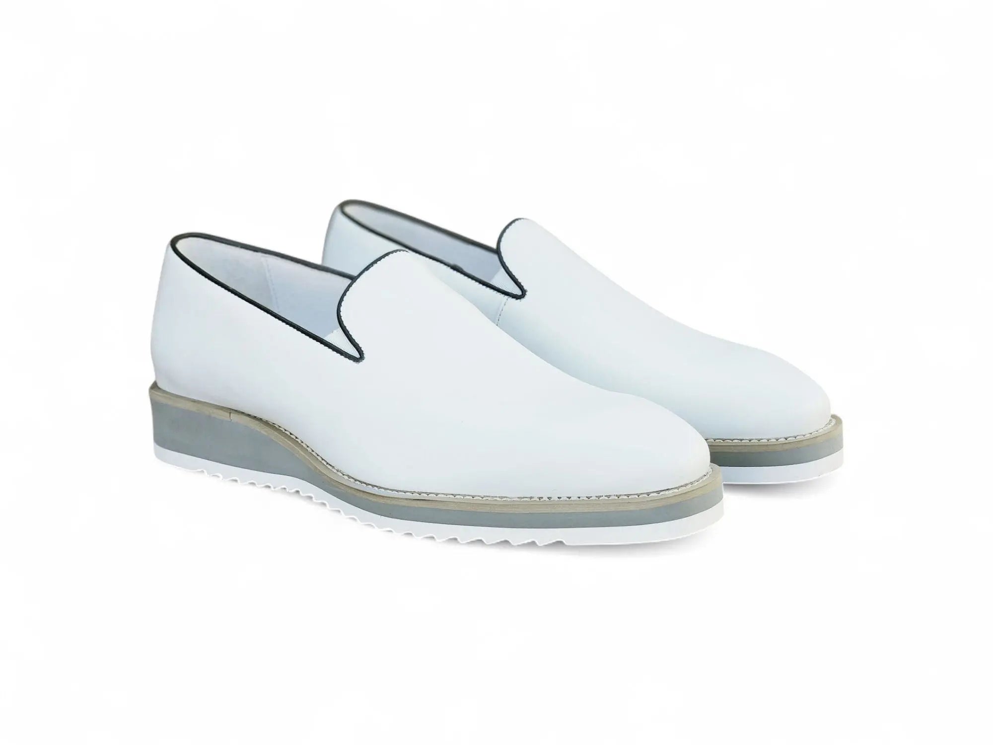 Burnished Wholecut Loafer Lightweight Sole Carrucci