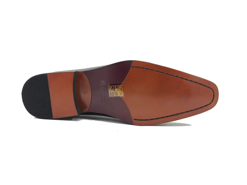 Calf & Suede Three Buckles Monk Chukka Boot Carrucci