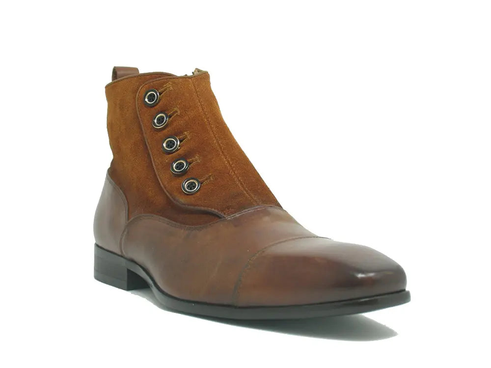 Garrucci Calfskin Button Up Slip-On Boot Garrucci Calfskin Button Up Slip-On Boot | eBay main image 3
