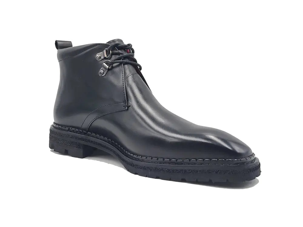 Calfskin Chukka Boot with Lug Sole Carrucci