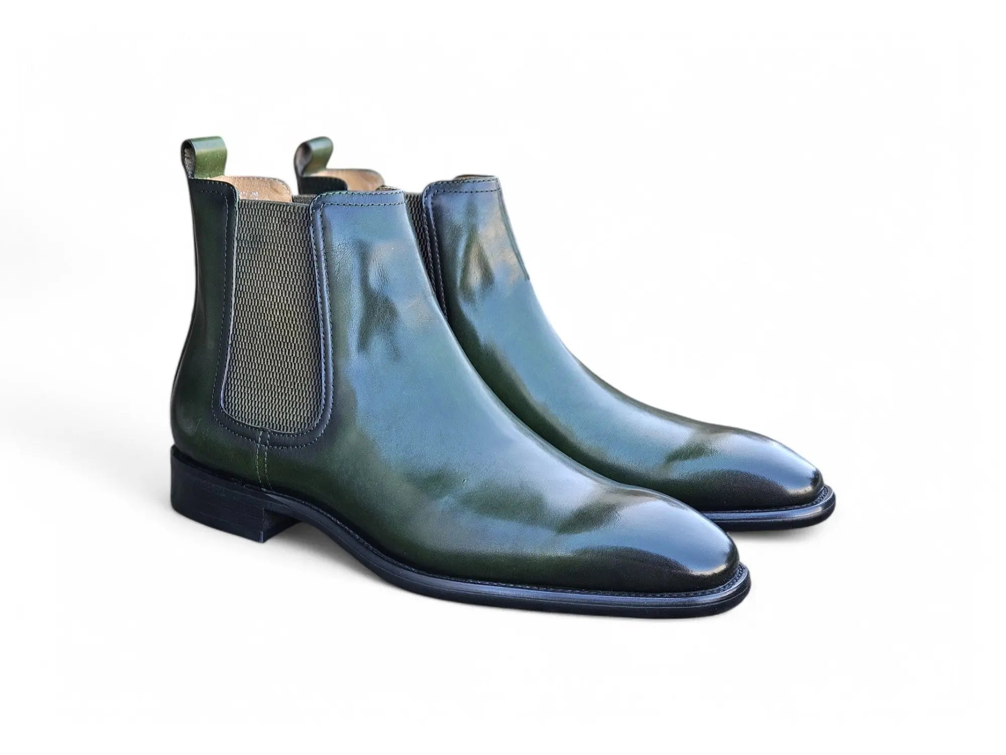Calfskin Leather Chelsea Boot Carrucci