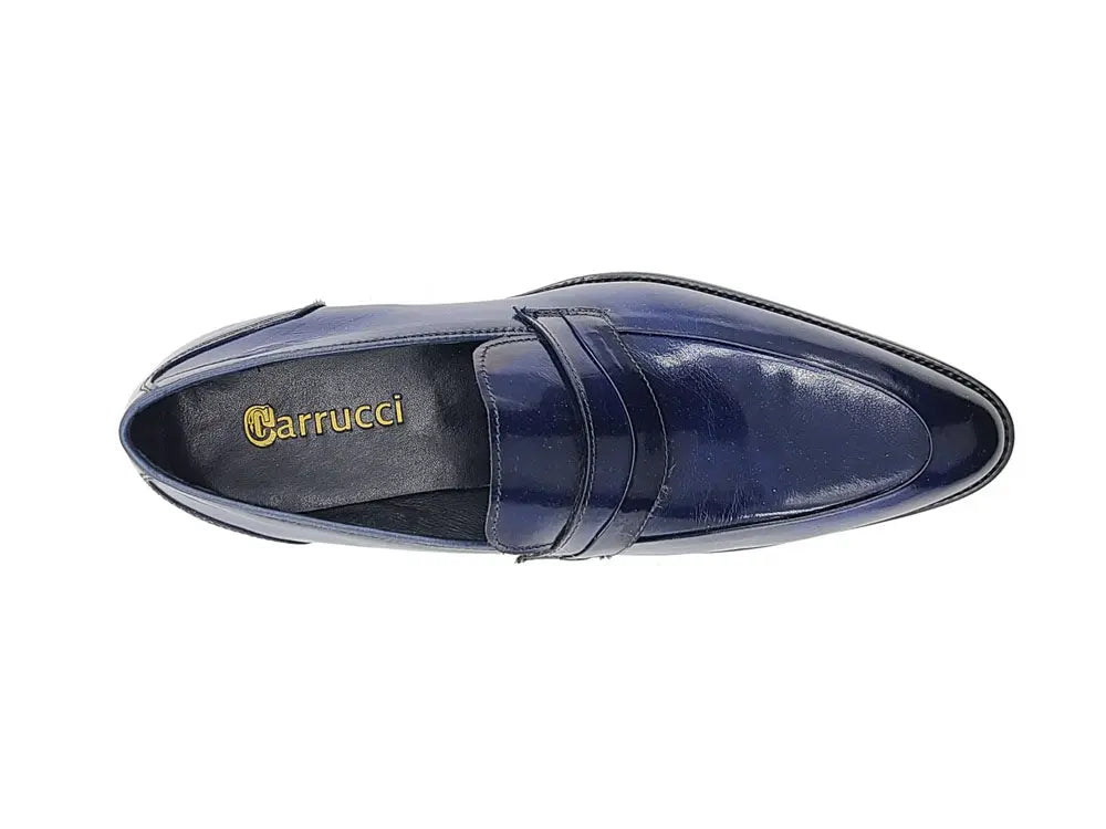 Calfskin Modern Classic Penny Loafer Carrucci