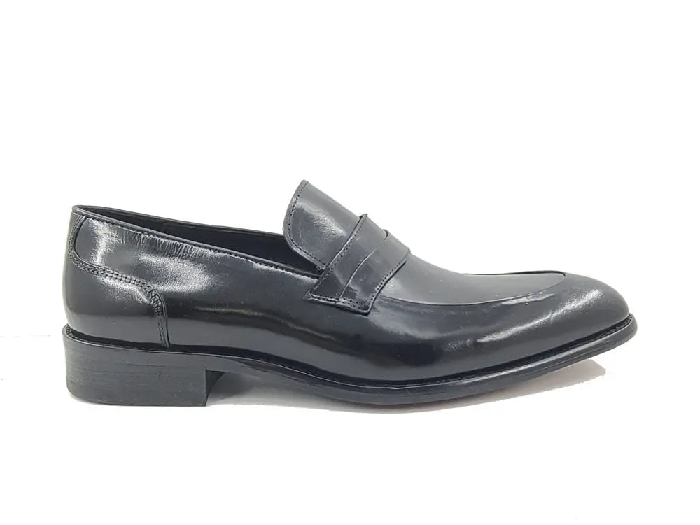 Calfskin Modern Classic Penny Loafer Carrucci