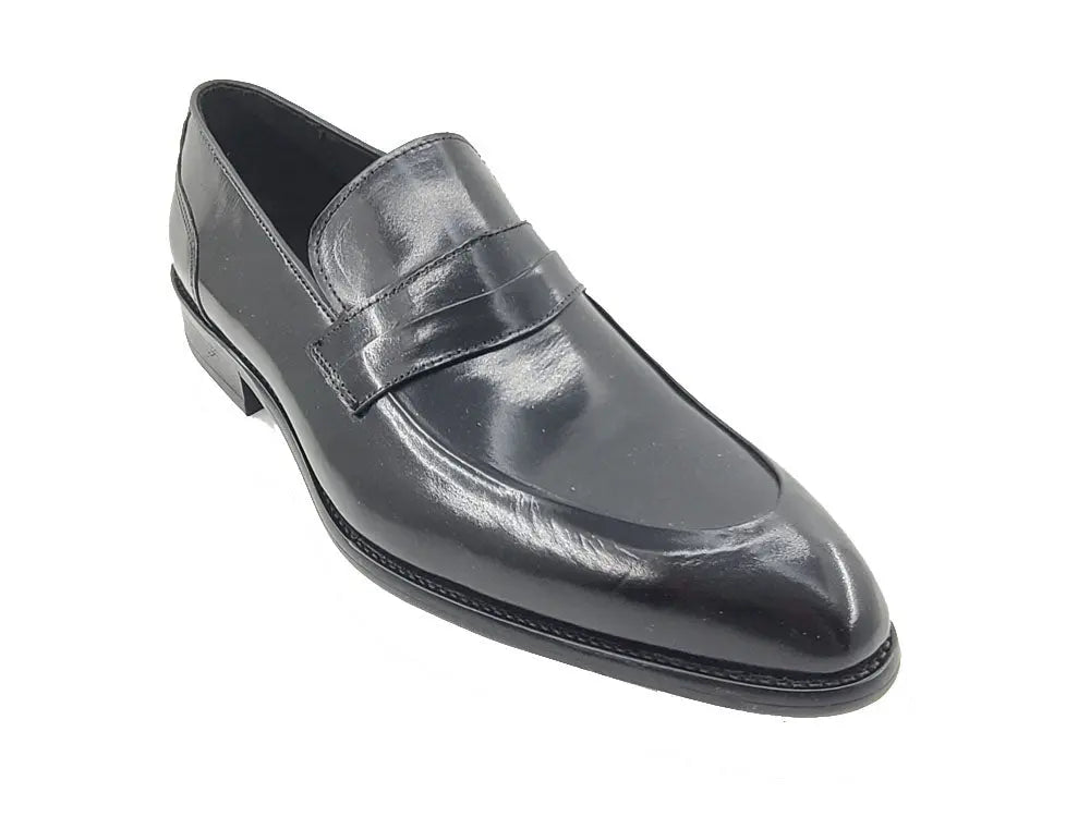 Calfskin Modern Classic Penny Loafer Carrucci