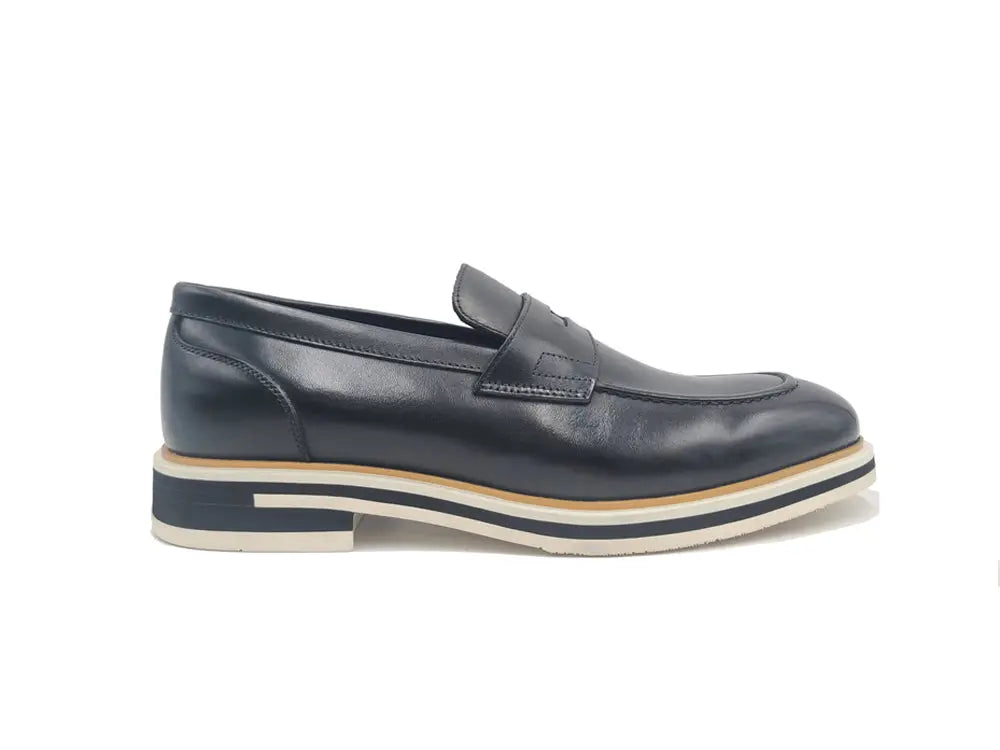Calfskin Penny Loafer Carrucci