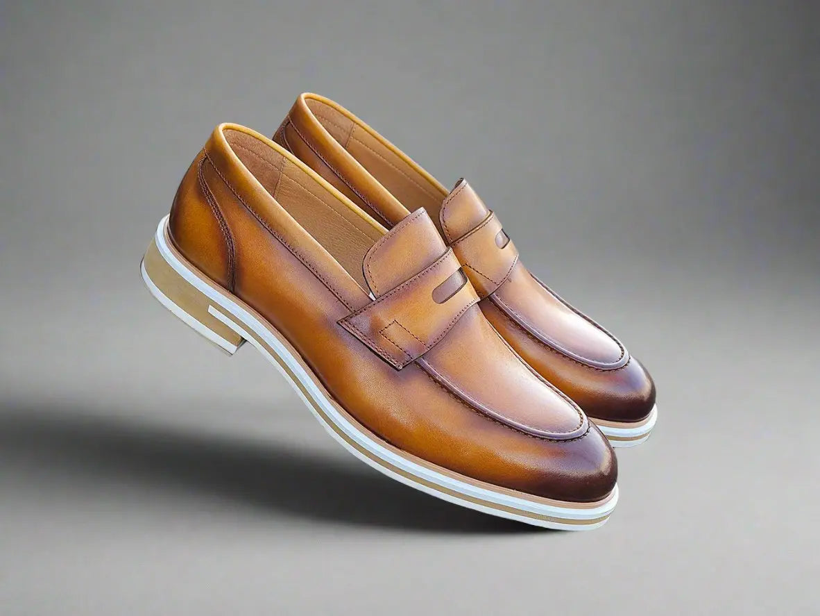 Calfskin Penny Loafer Carrucci