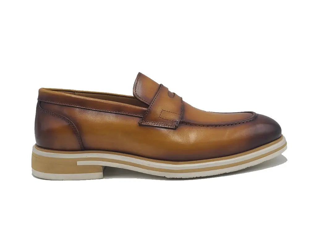 Calfskin Penny Loafer Carrucci