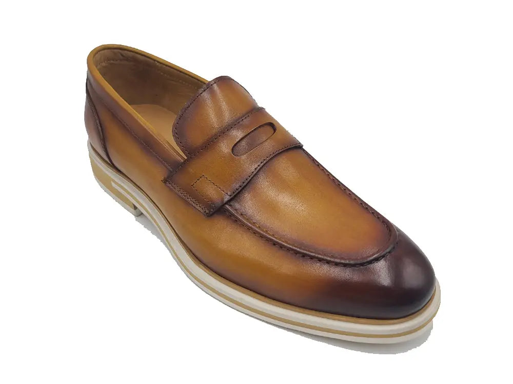 Calfskin Penny Loafer Carrucci