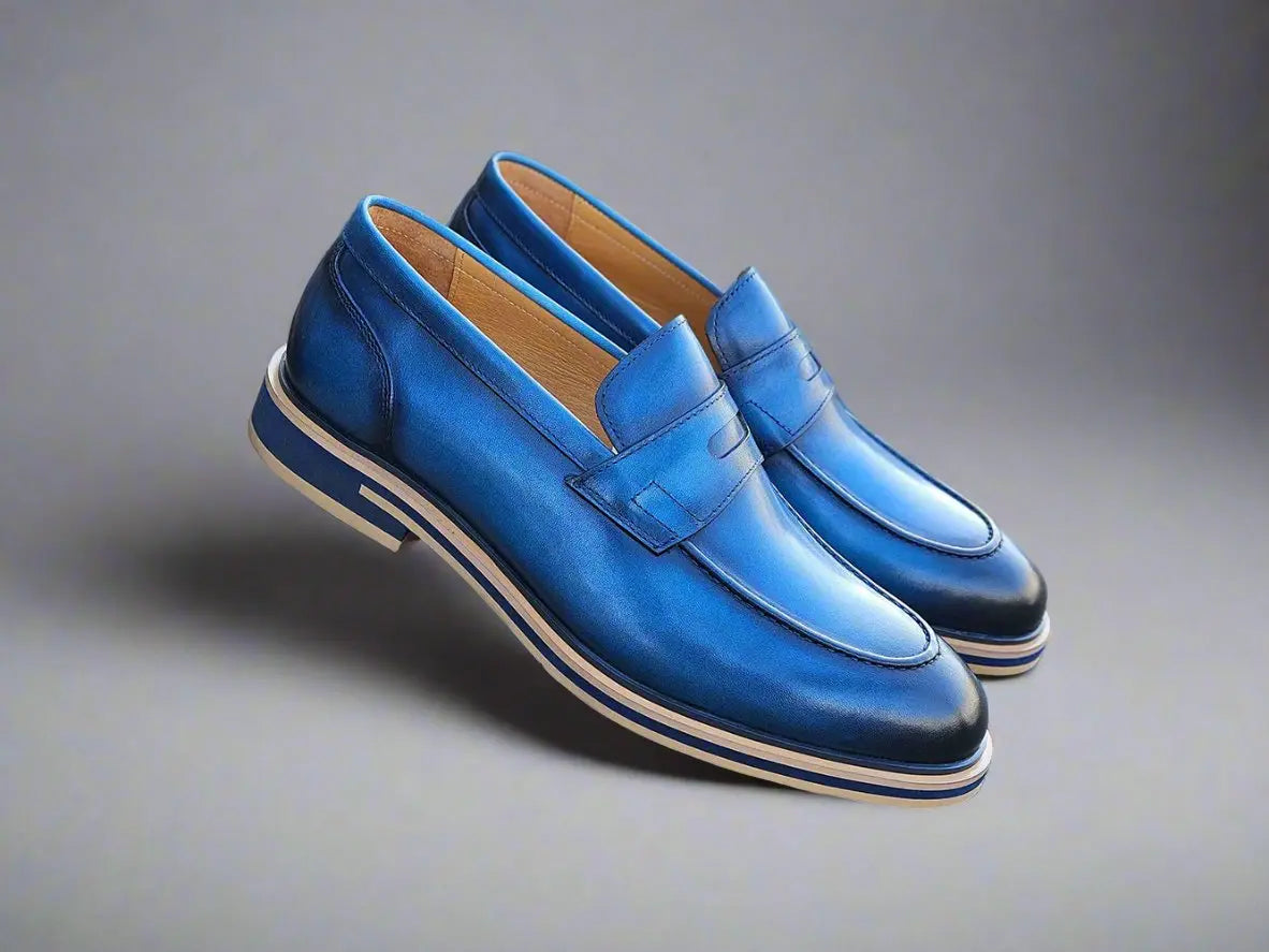 Calfskin Penny Loafer Carrucci