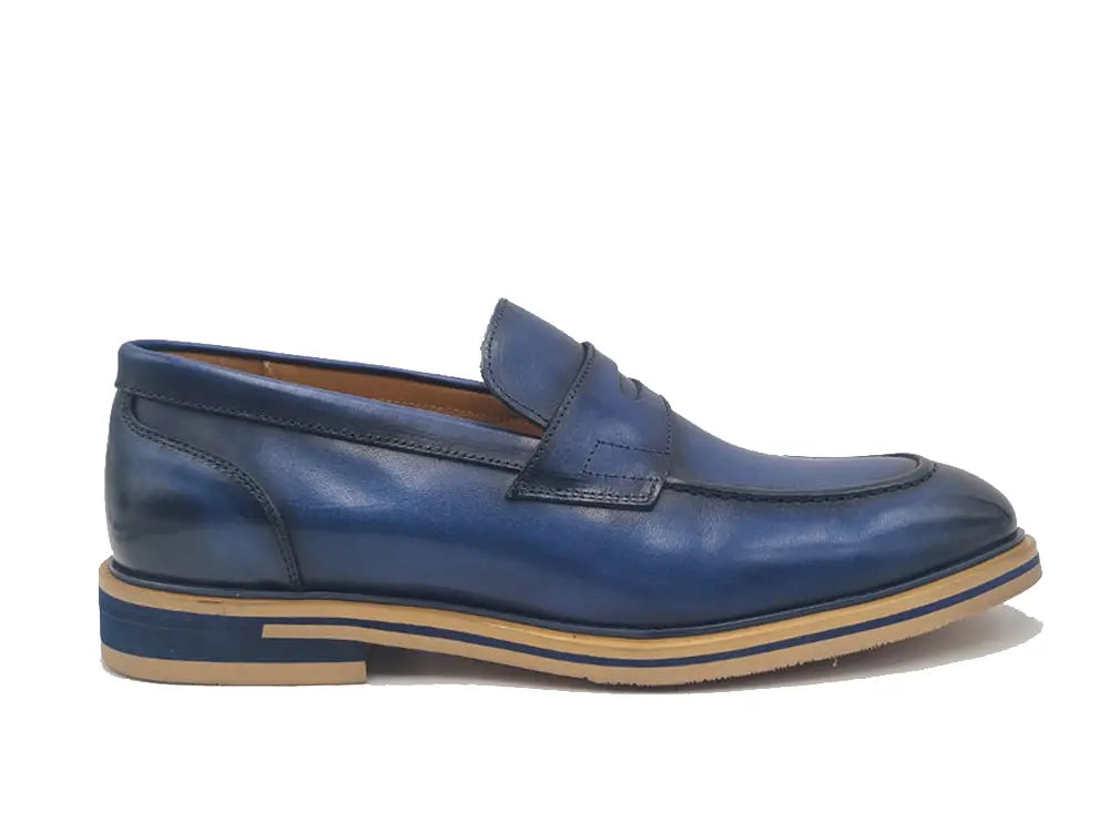 Calfskin Penny Loafer Carrucci