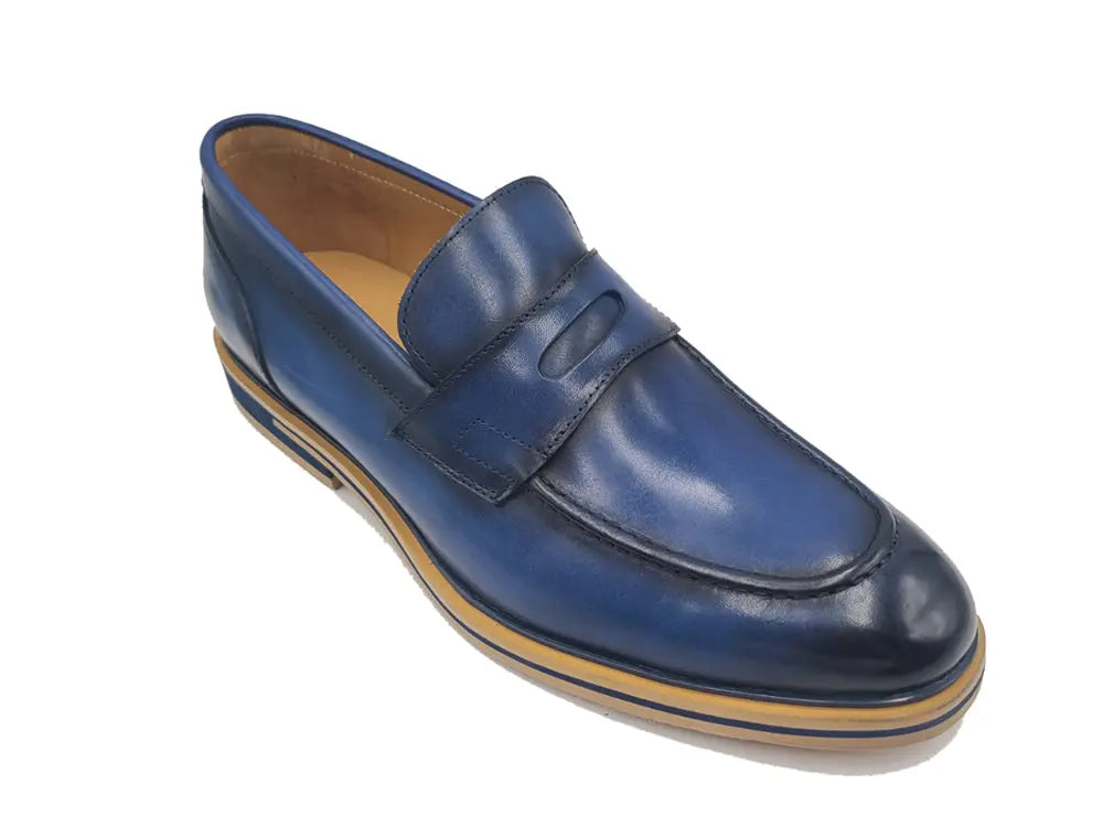 Calfskin Penny Loafer Carrucci