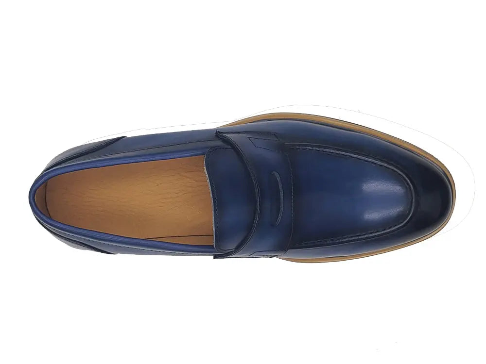 Calfskin Penny Loafer Carrucci