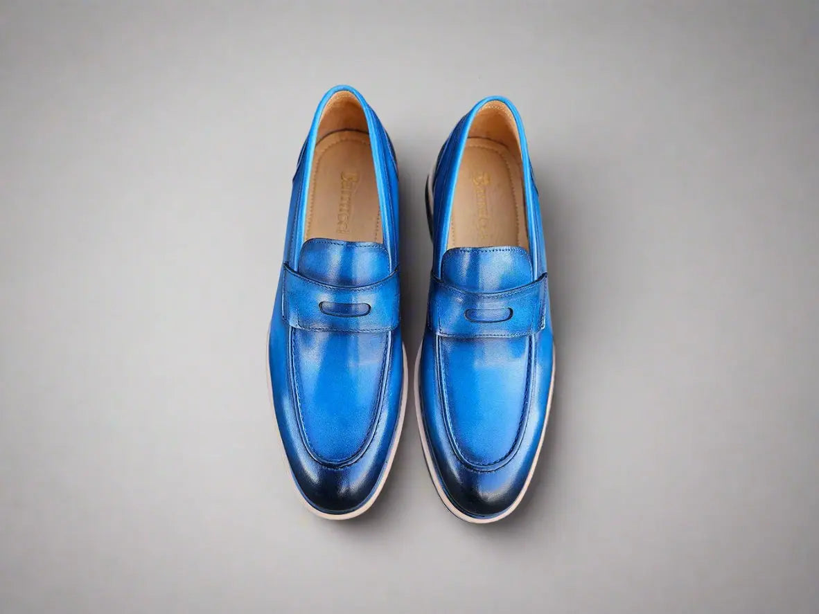 Calfskin Penny Loafer Carrucci