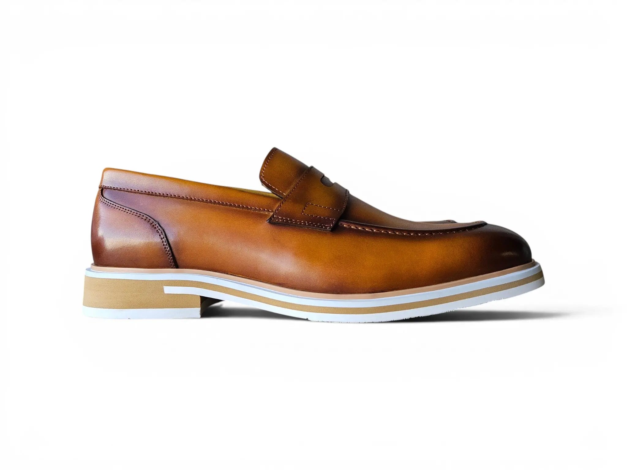 Calfskin Penny Loafer Carrucci