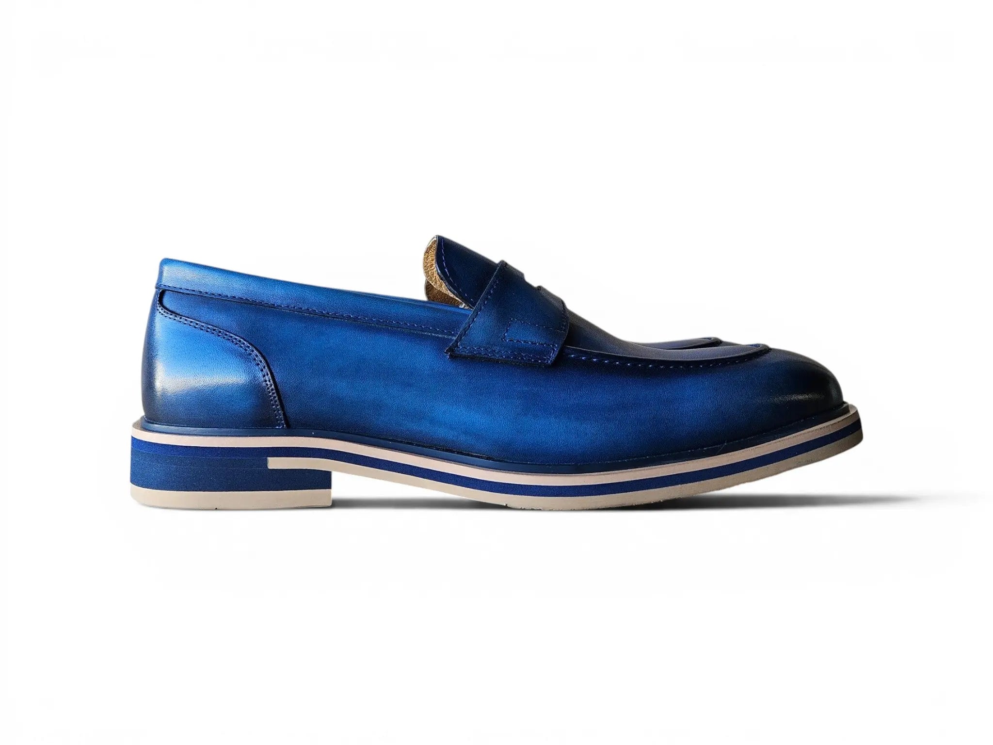 Calfskin Penny Loafer Carrucci