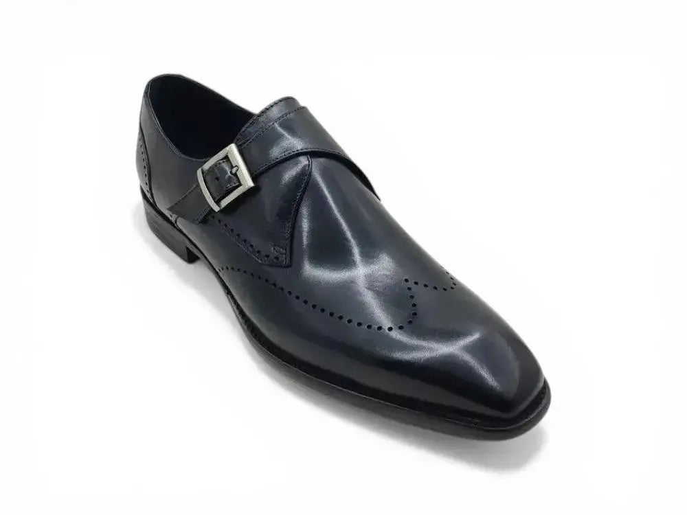 Calfskin Single Monk Loafer Carrucci