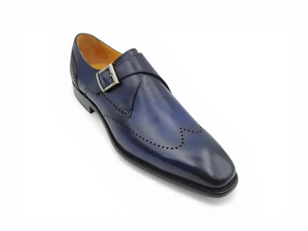 Calfskin Single Monk Loafer Carrucci